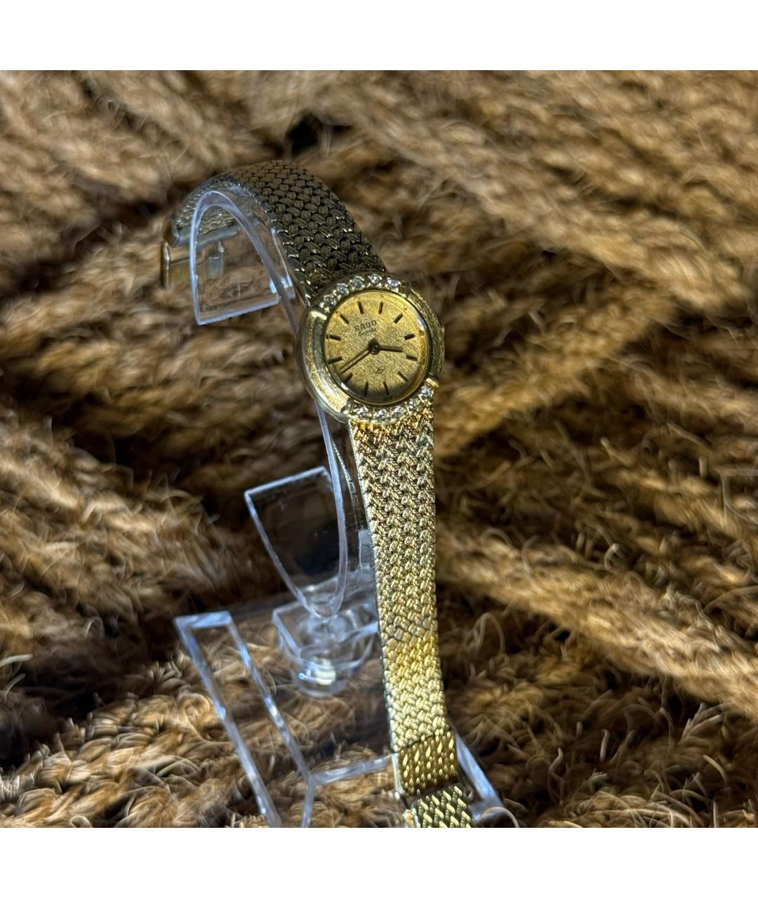 RADO Золотые позолоченные часы, фото 3