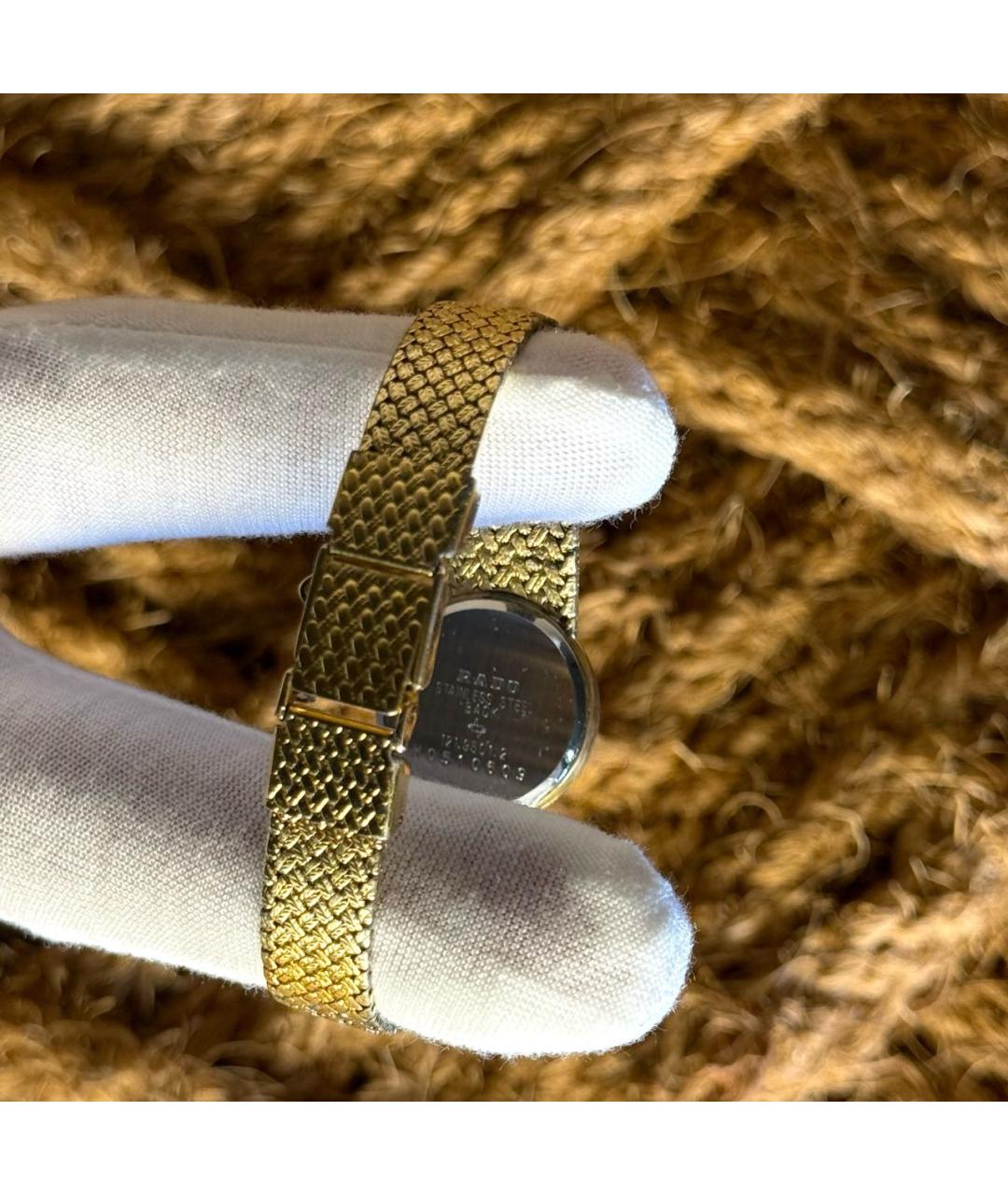 RADO Золотые позолоченные часы, фото 5