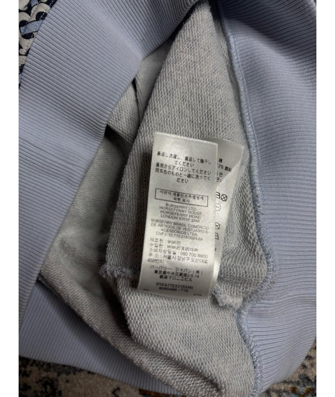 BURBERRY Мульти хлопковый джемпер / свитер, фото 7