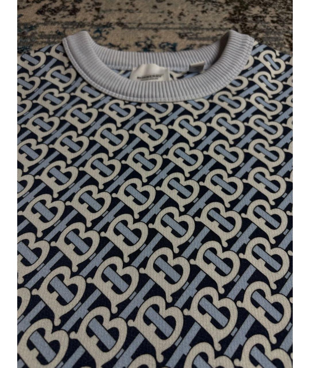 BURBERRY Мульти хлопковый джемпер / свитер, фото 3