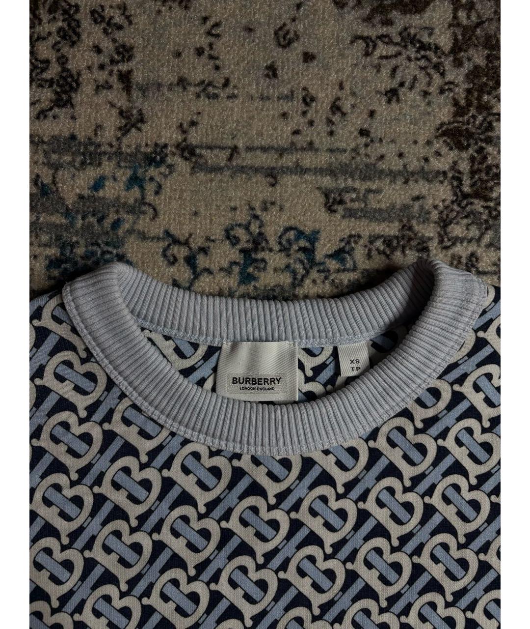 BURBERRY Мульти хлопковый джемпер / свитер, фото 4