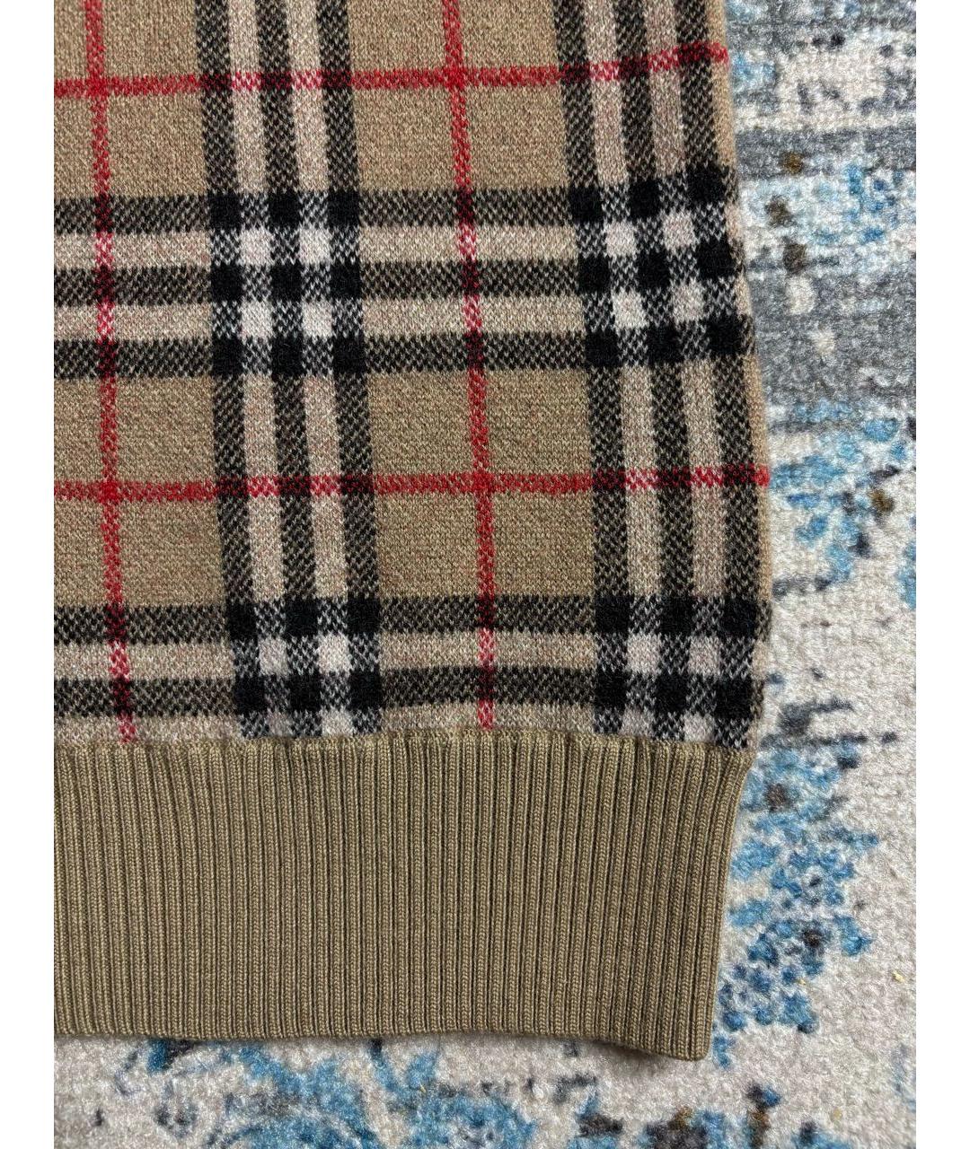 BURBERRY Мульти шерстяная футболка, фото 6