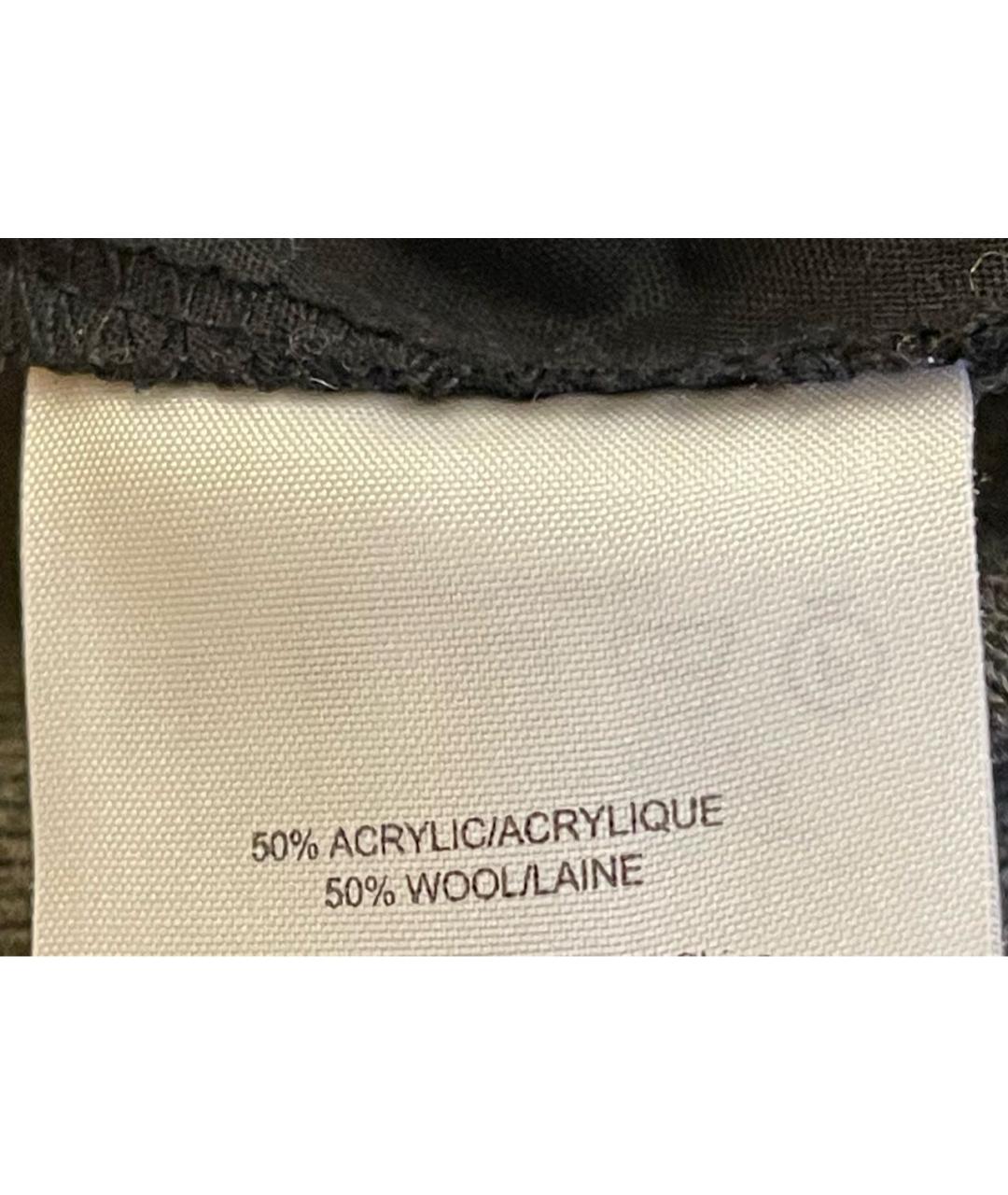 TORY BURCH Серые шерстяные брюки широкие, фото 4