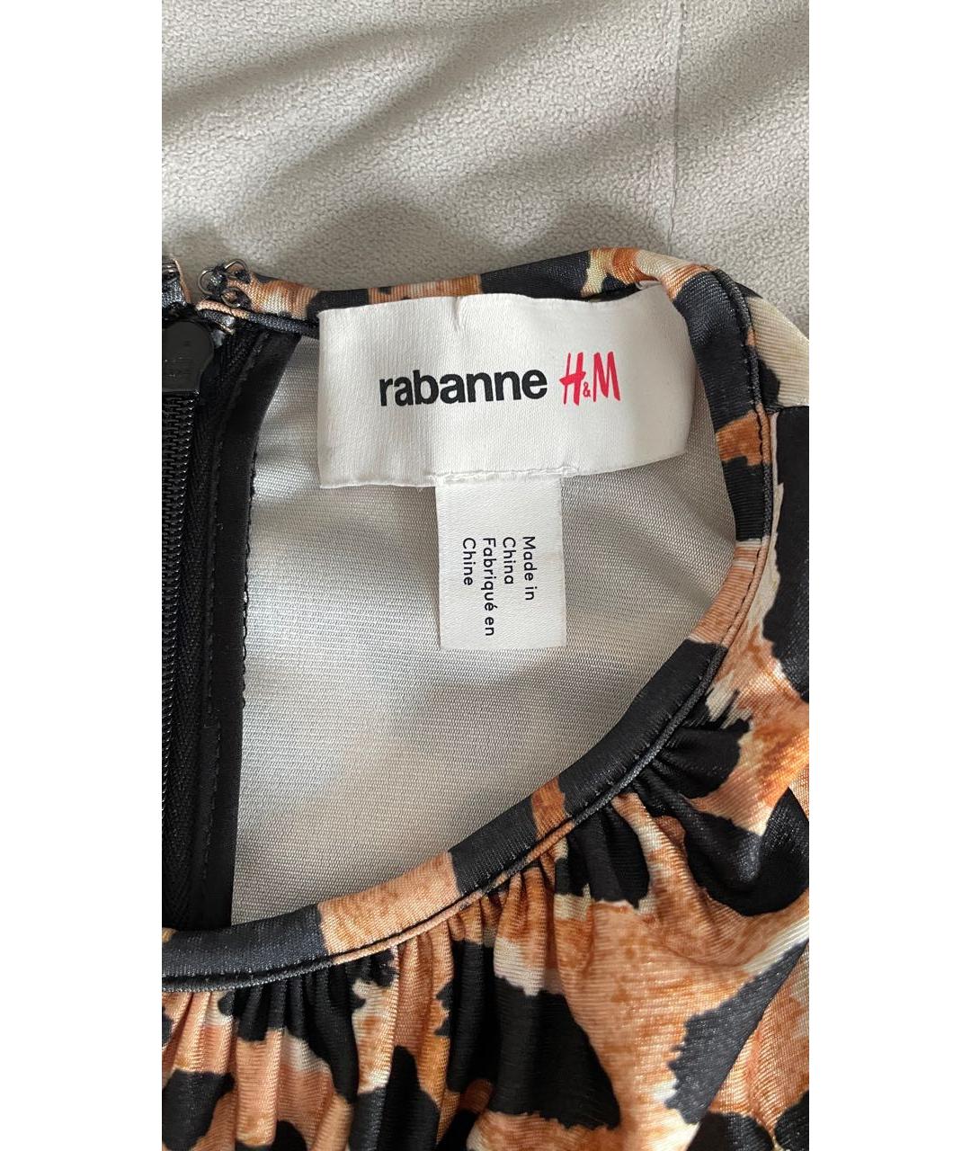 PACO RABANNE Мульти полиэстеровое вечернее платье, фото 4