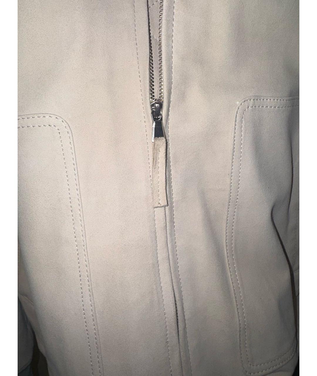 L.B.M. 1911 Бежевая замшевая куртка, фото 4