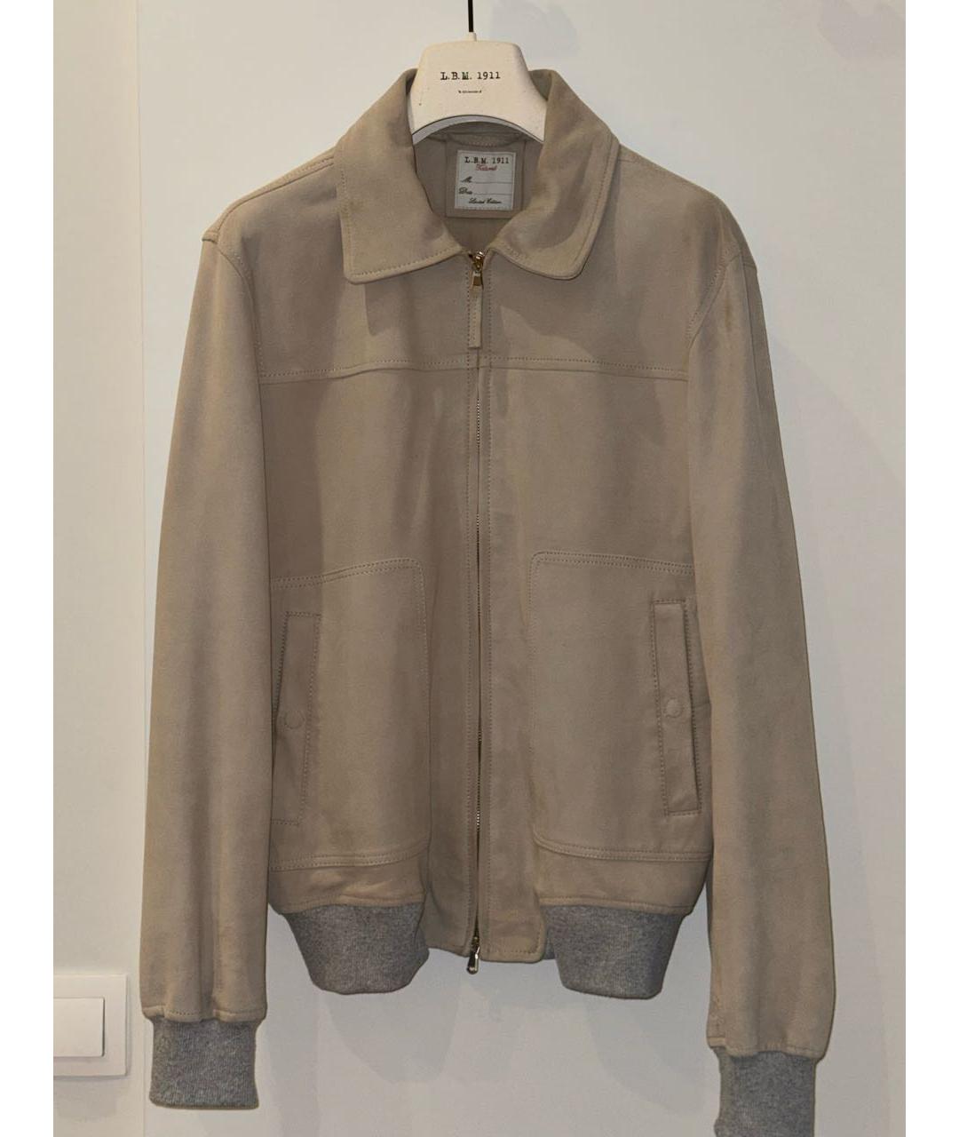 L.B.M. 1911 Бежевая замшевая куртка, фото 6