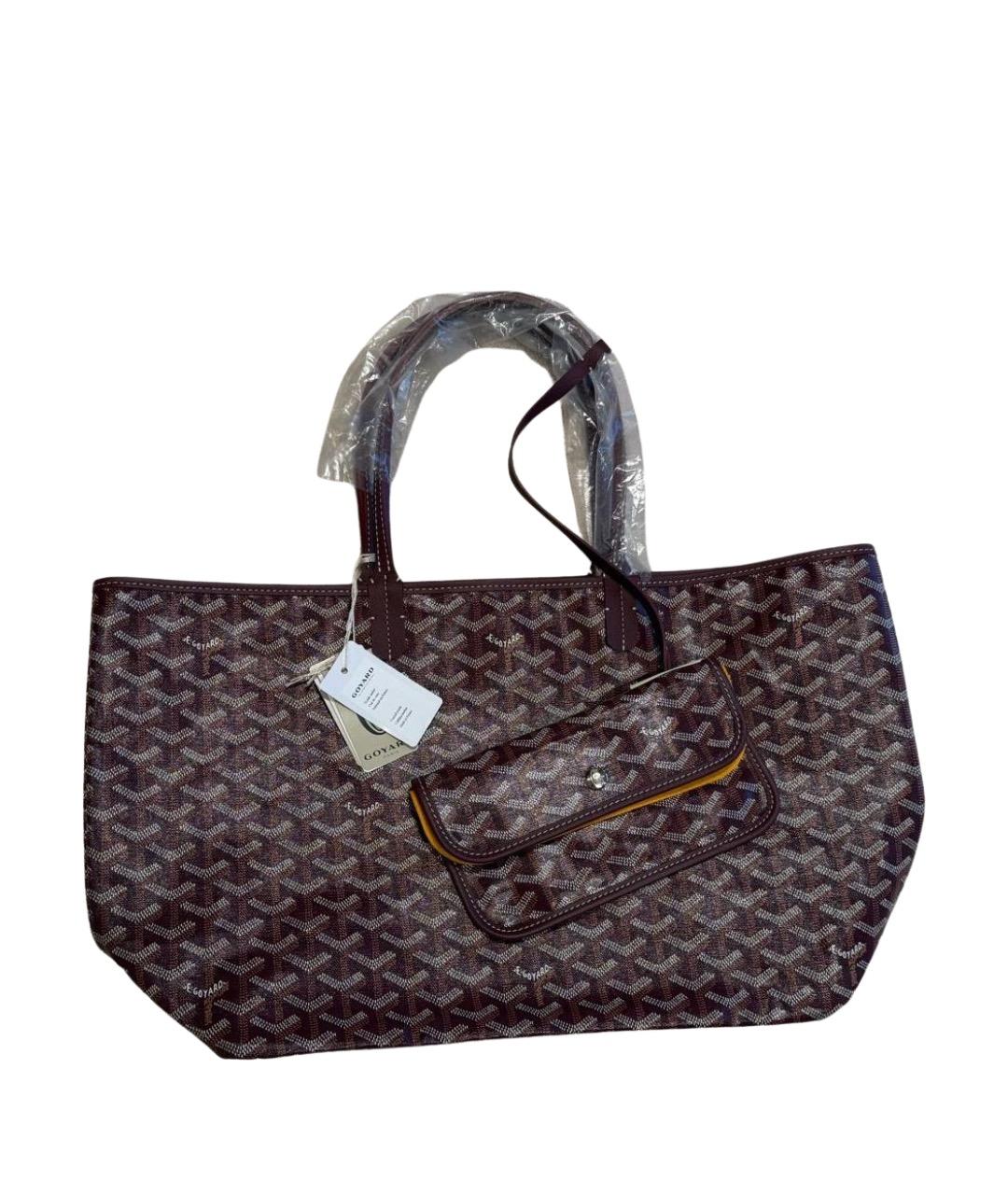 GOYARD Бордовая сумка тоут, фото 1