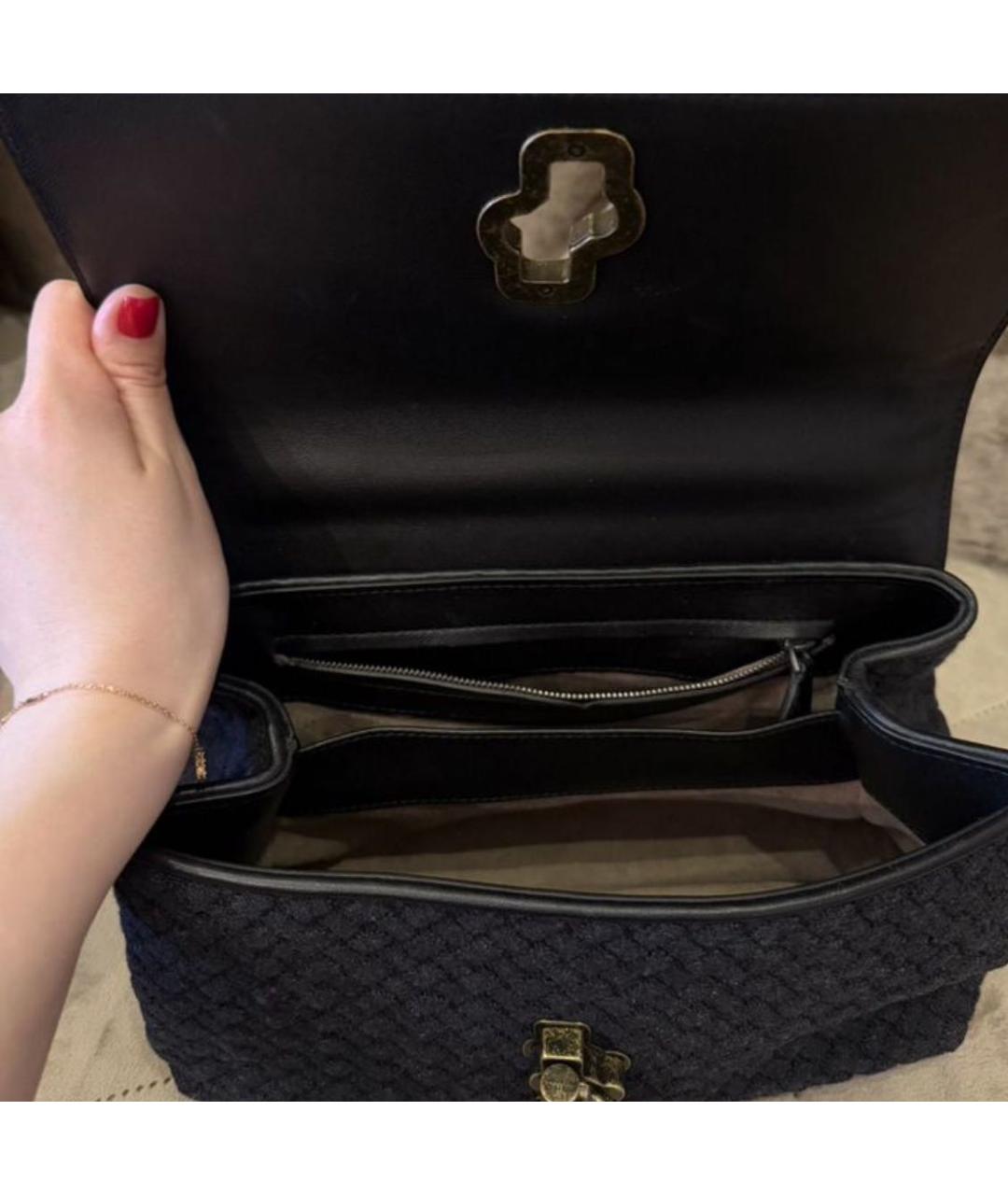 BOTTEGA VENETA Темно-синяя сумка через плечо, фото 4