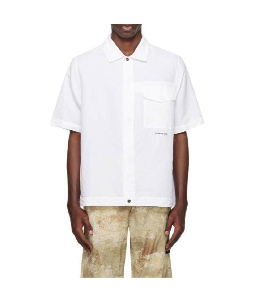 STONE ISLAND Белая классическая рубашка, фото 2