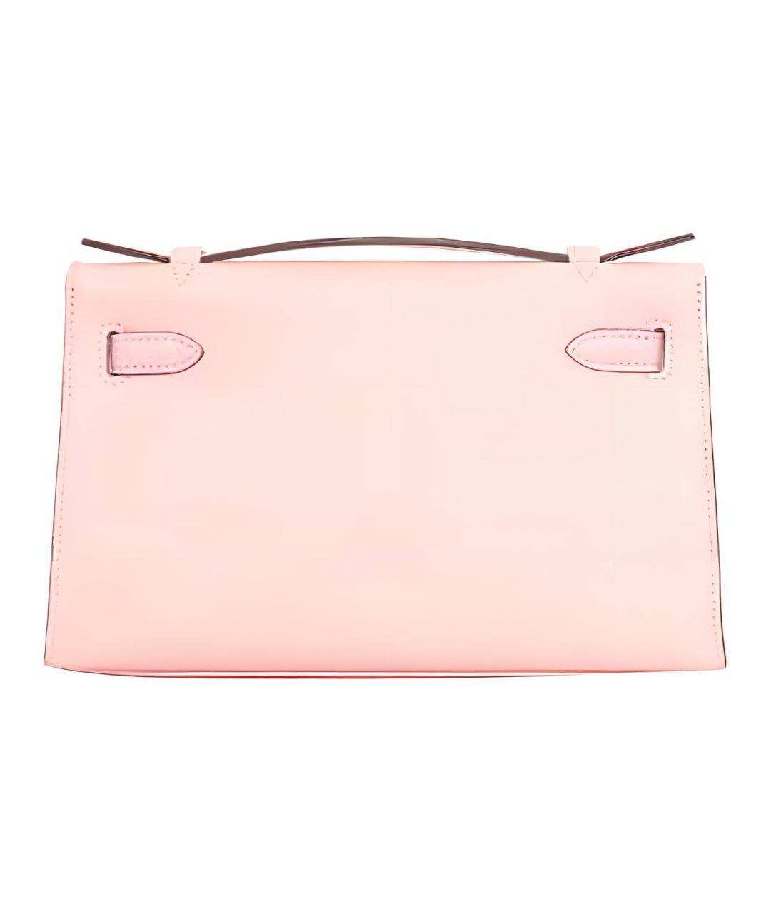 HERMES Розовая сумка через плечо, фото 3