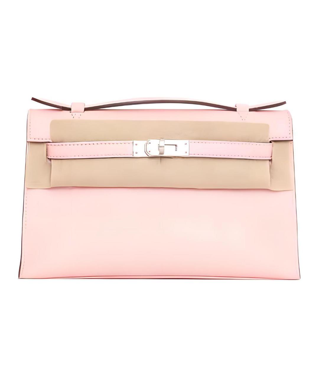 HERMES Розовая сумка через плечо, фото 1