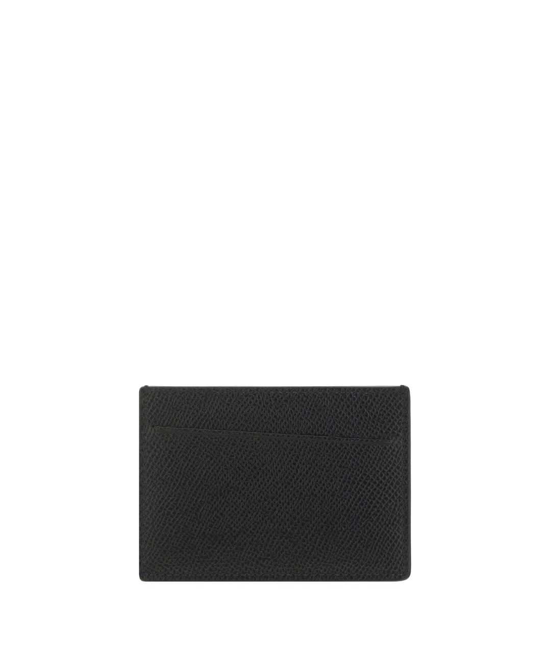 MAISON MARGIELA Черный кожаный кардхолдер, фото 1