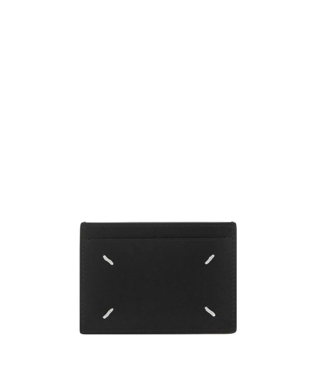 MAISON MARGIELA Черный кожаный кардхолдер, фото 2