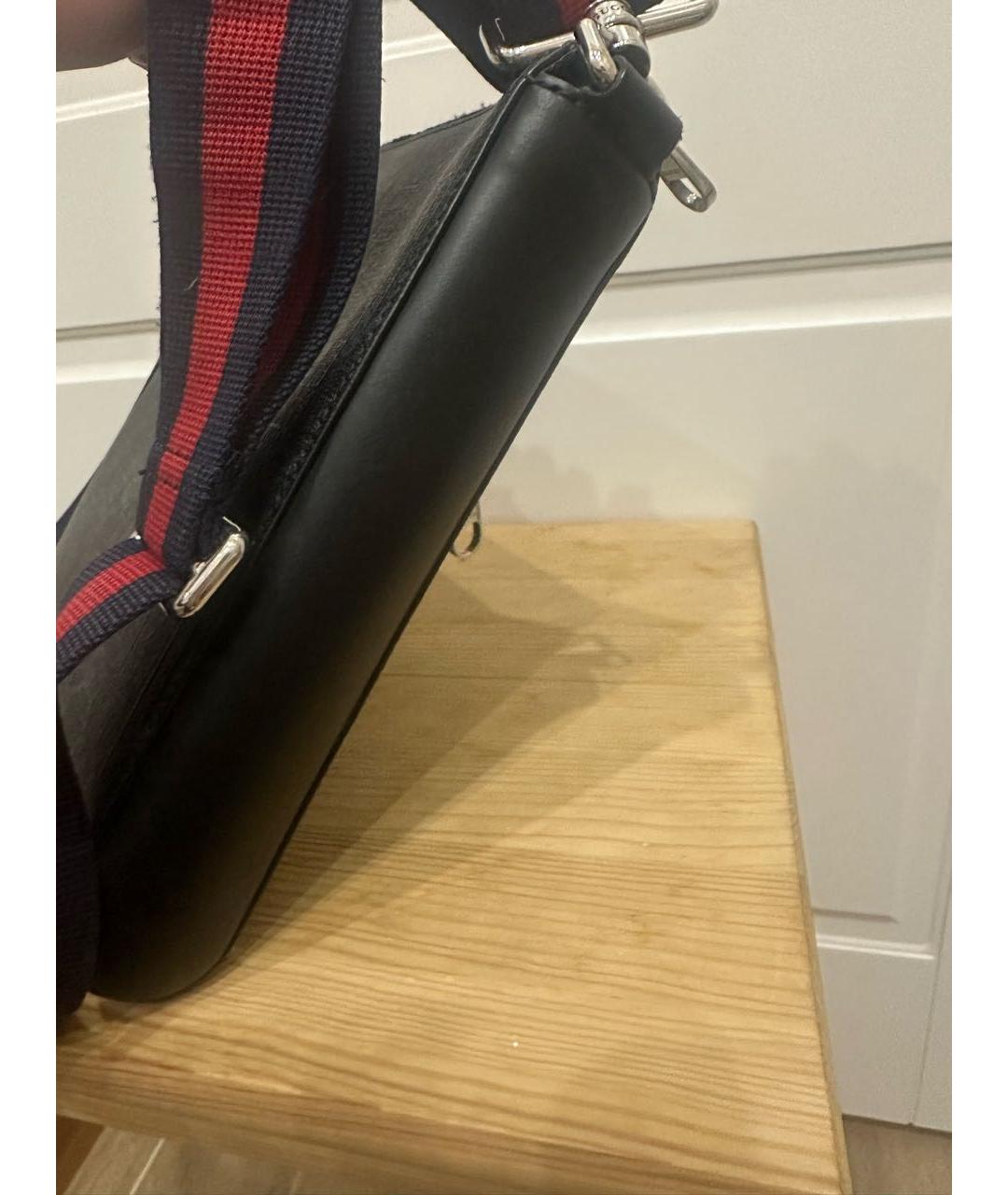 GUCCI Антрацитовая сумка на плечо, фото 5