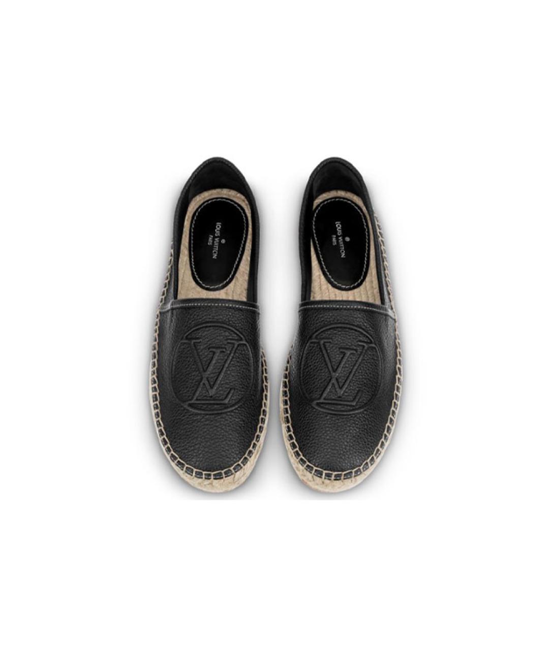 LOUIS VUITTON Черные эспадрильи, фото 5