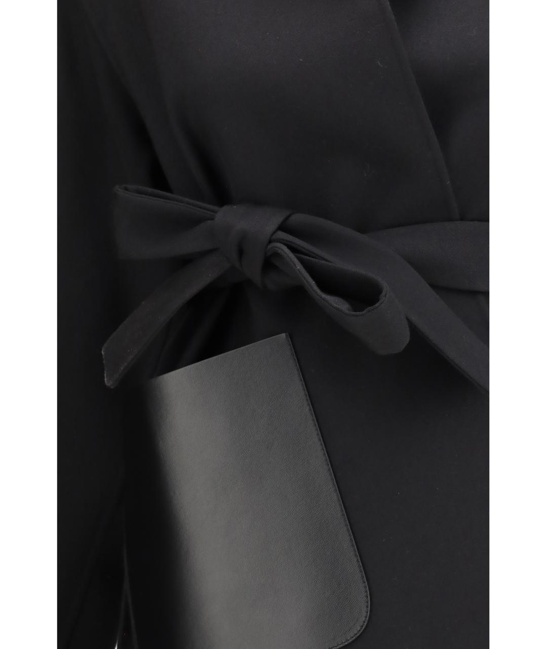 ALAIA Черное шерстяное пальто, фото 3