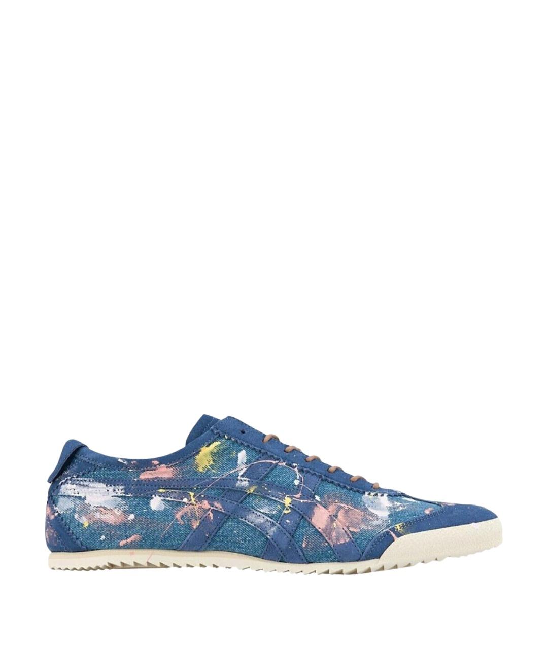 ONITSUKA TIGER Синие текстильные кеды, фото 1