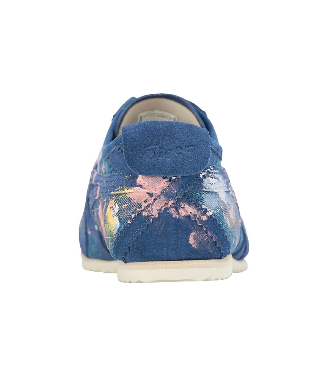ONITSUKA TIGER Синие текстильные кеды, фото 4