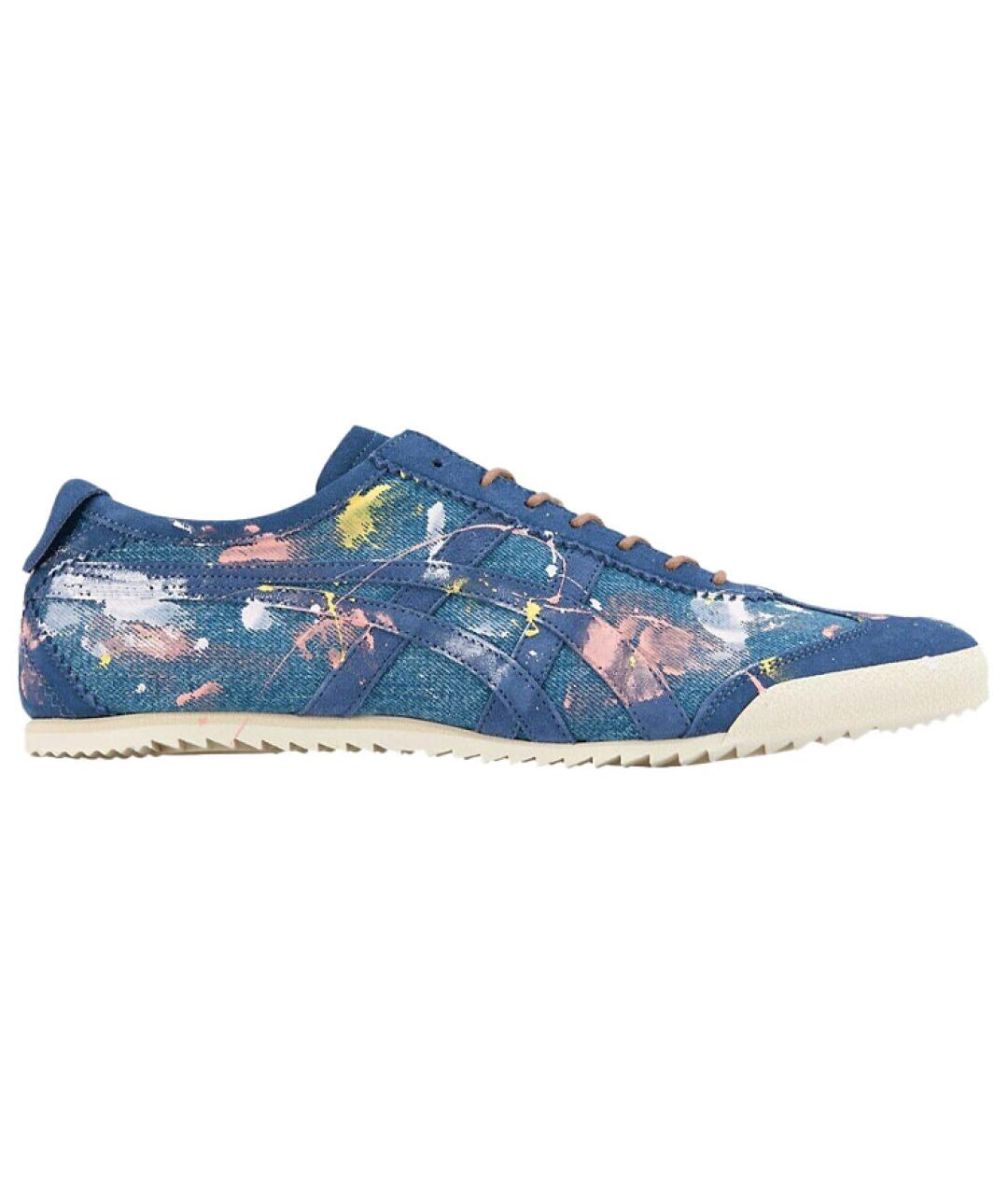 ONITSUKA TIGER Синие текстильные кеды, фото 2