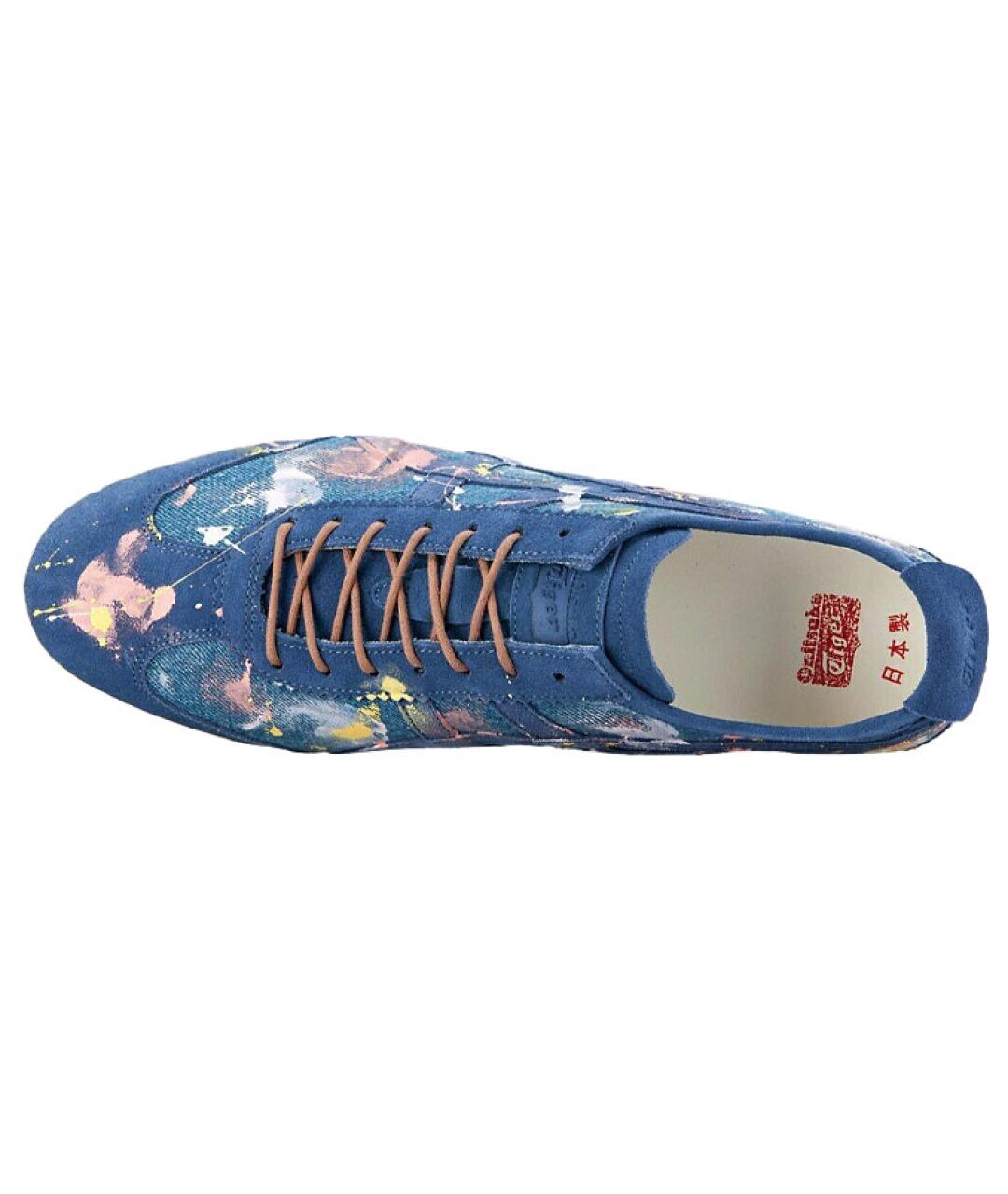 ONITSUKA TIGER Синие текстильные кеды, фото 3