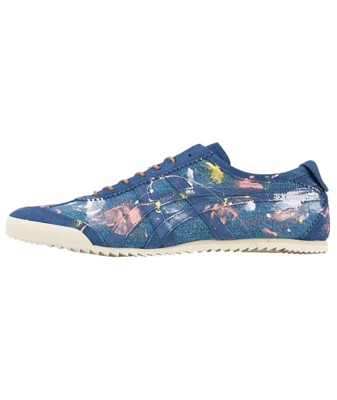 ONITSUKA TIGER Синие текстильные кеды, фото 8