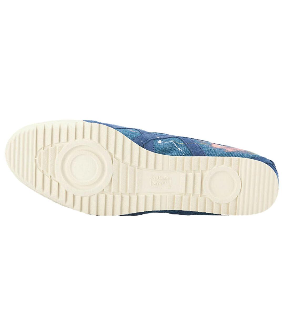 ONITSUKA TIGER Синие текстильные кеды, фото 5