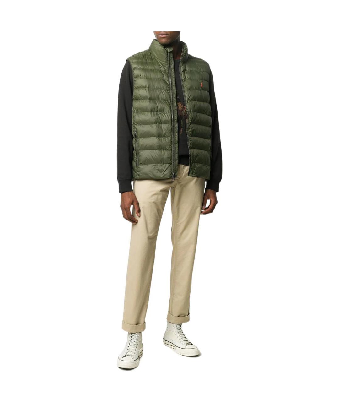 POLO RALPH LAUREN Зеленый жилет, фото 2