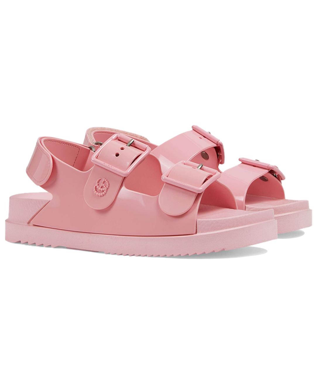 GUCCI Розовые сандалии, фото 3