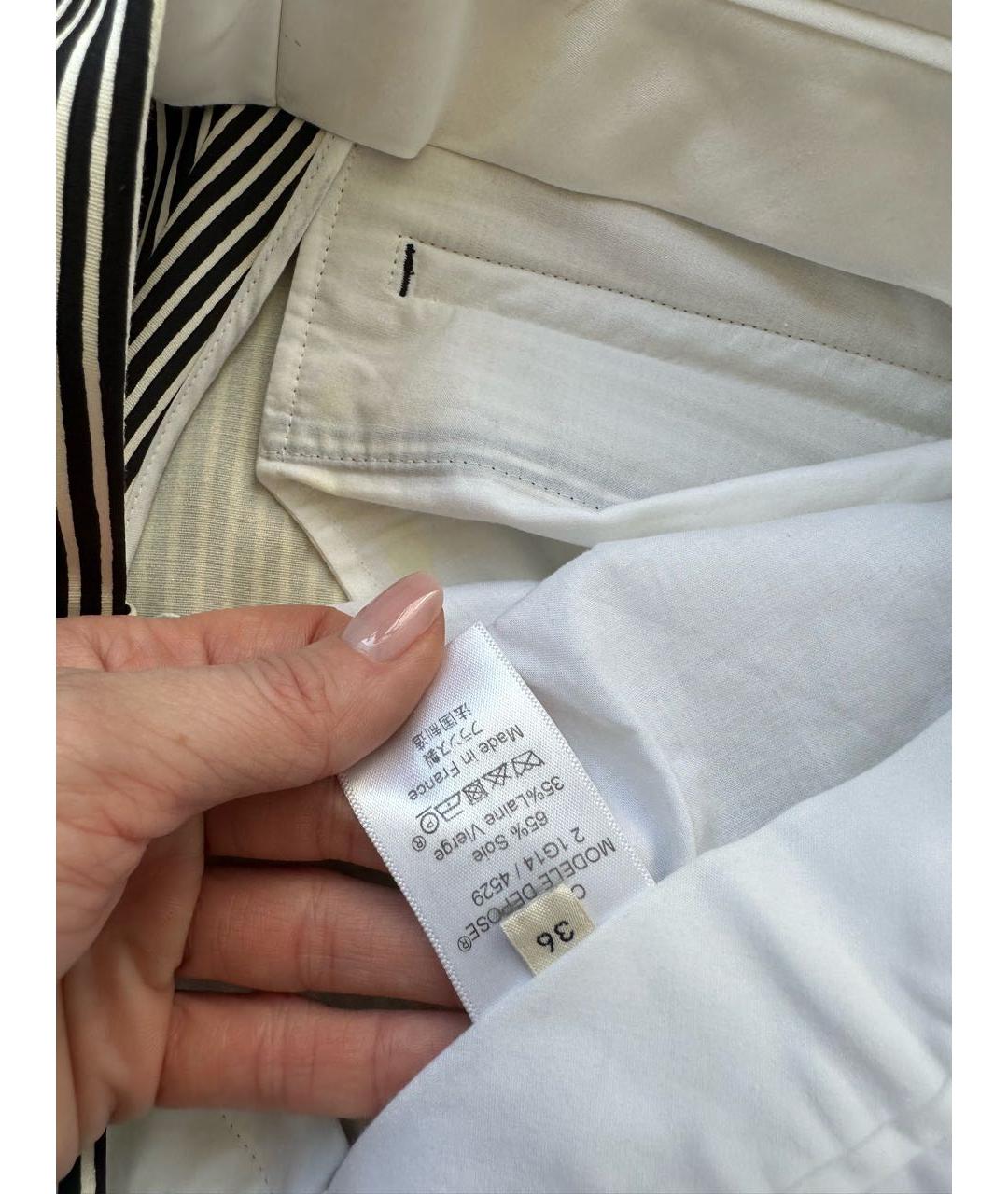 CELINE Мульти шелковые прямые брюки, фото 4