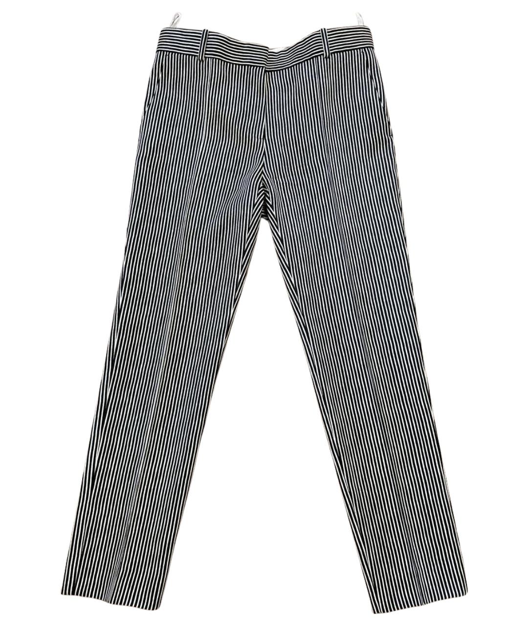 CELINE Мульти шелковые прямые брюки, фото 1