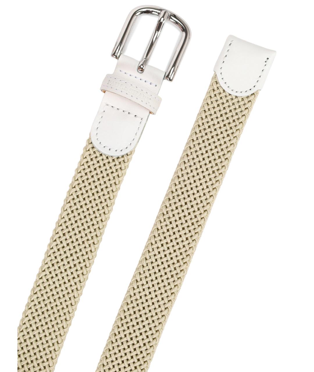 PAUL & SHARK Бежевый ремень, фото 3