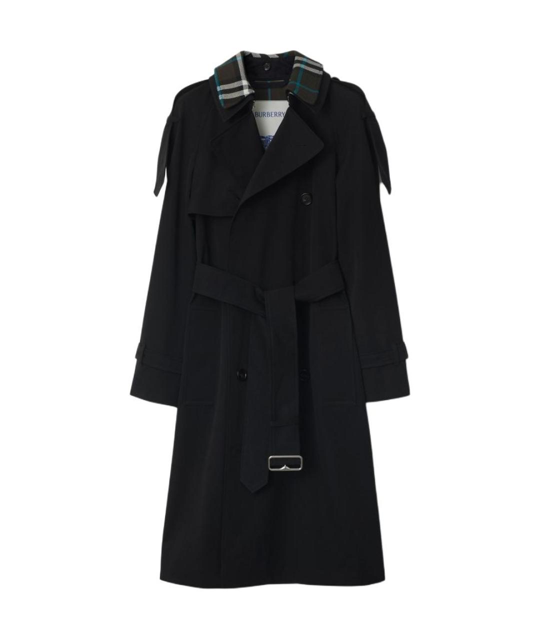 BURBERRY Черный тренч/плащ, фото 2