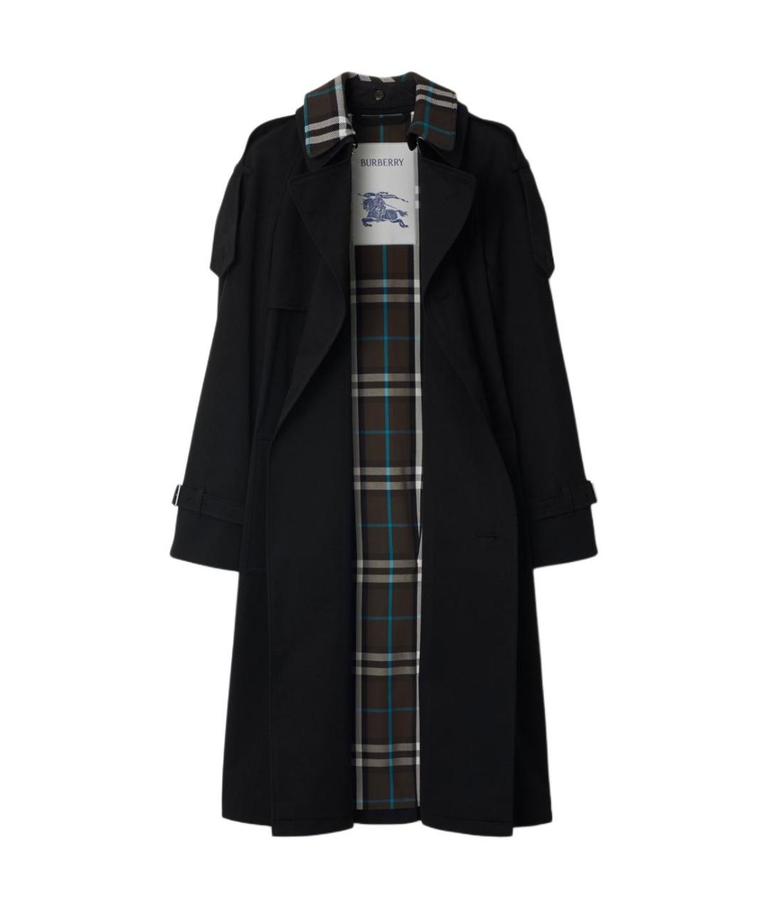 BURBERRY Черный тренч/плащ, фото 1
