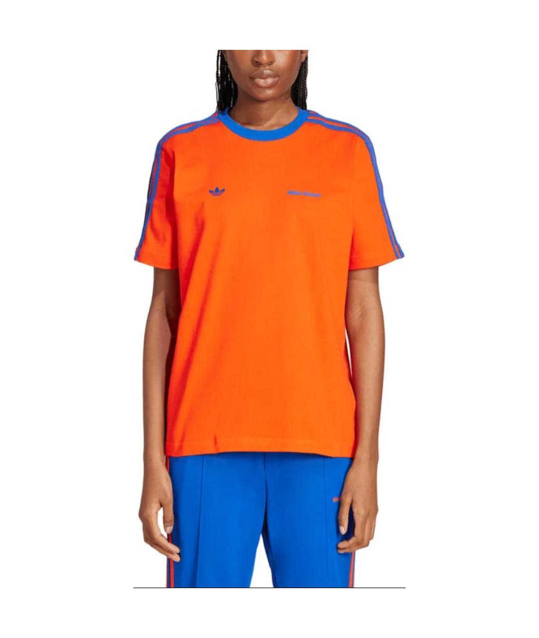 ADIDAS Оранжевая футболка, фото 4