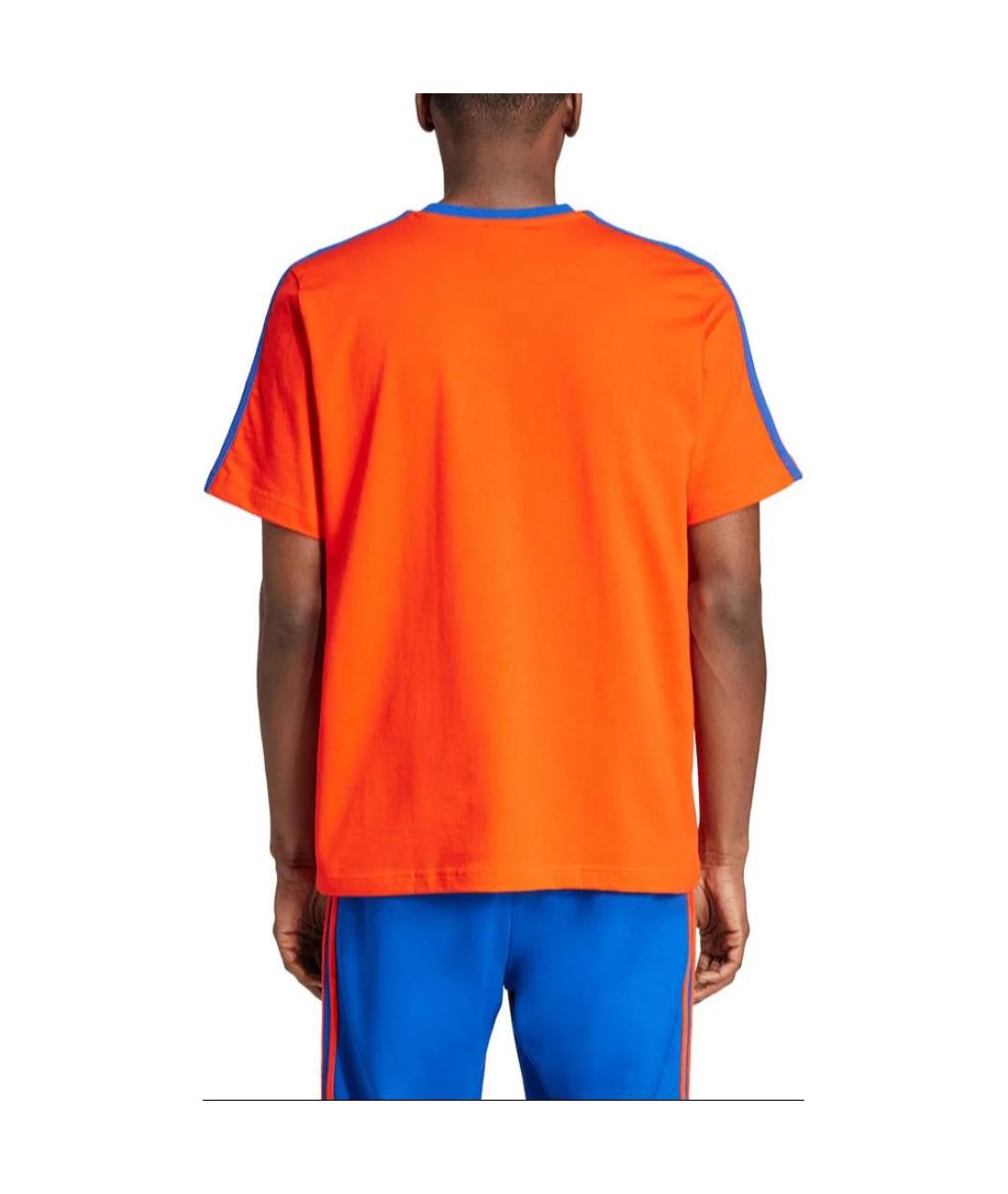 ADIDAS Оранжевая футболка, фото 3