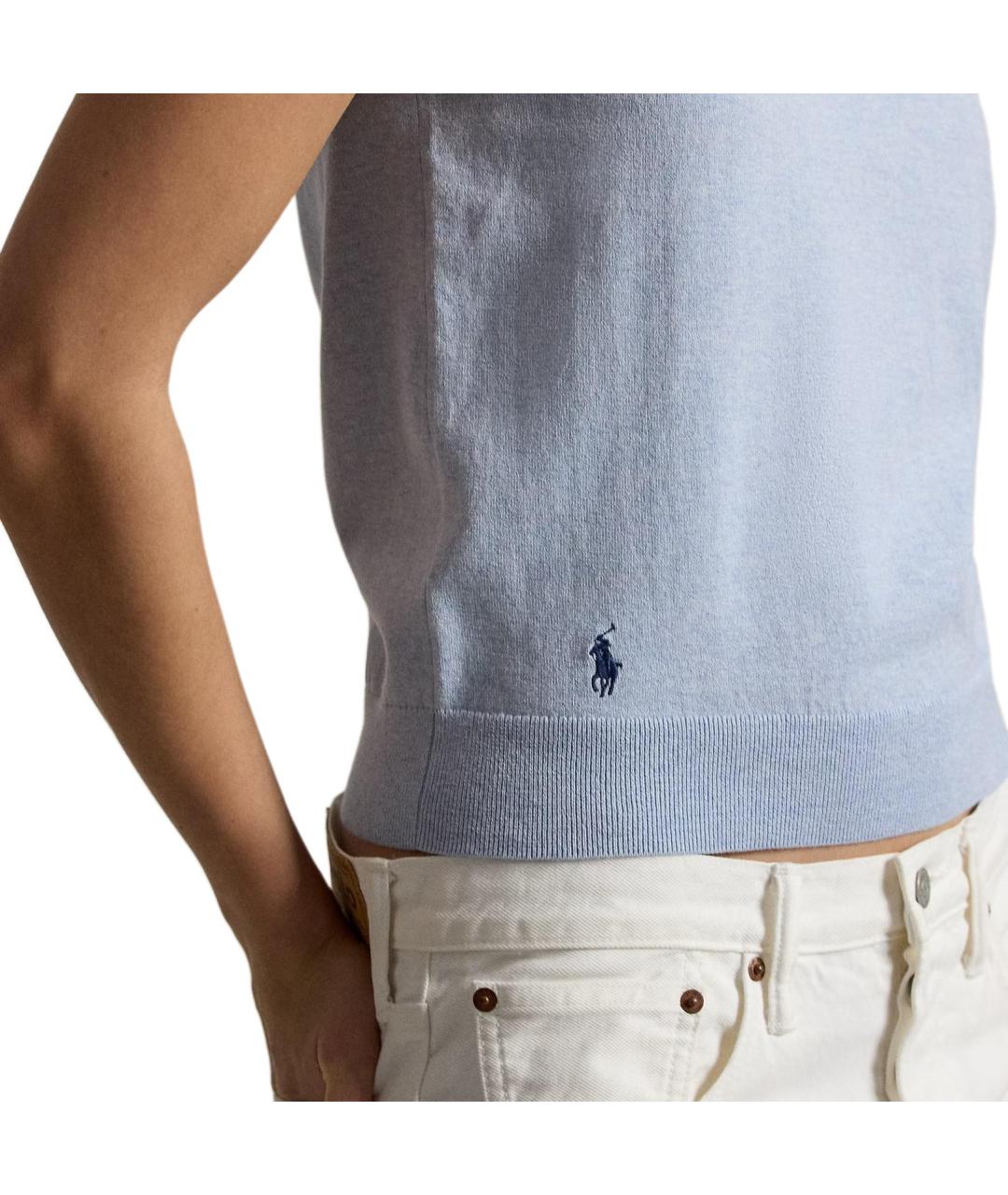 POLO RALPH LAUREN Голубая жилетка, фото 5