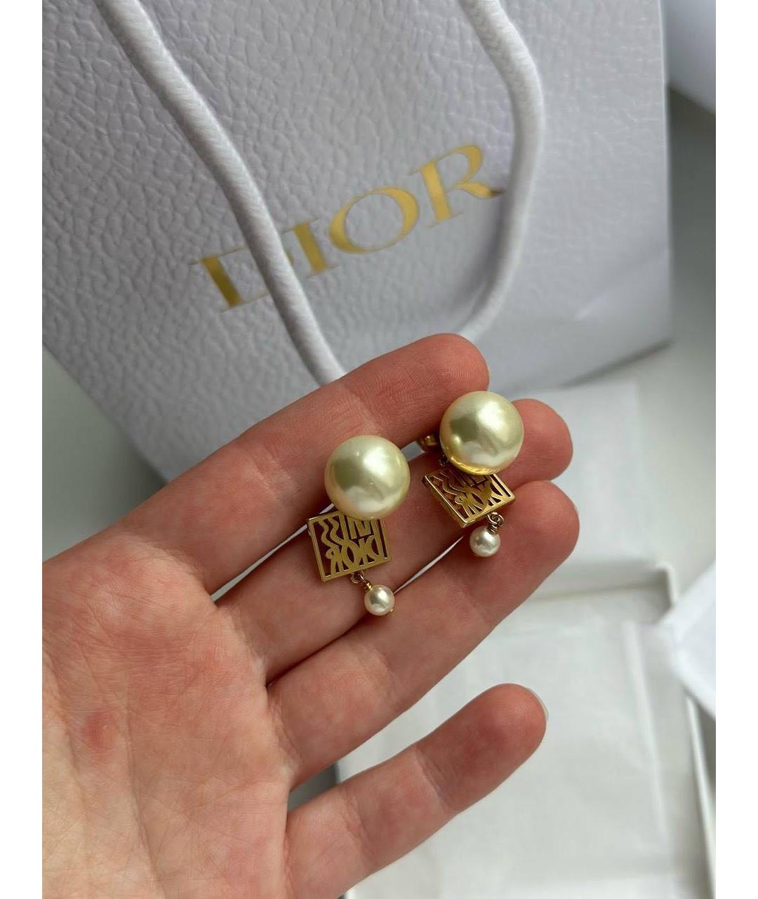 CHRISTIAN DIOR Мульти металлические серьги, фото 5