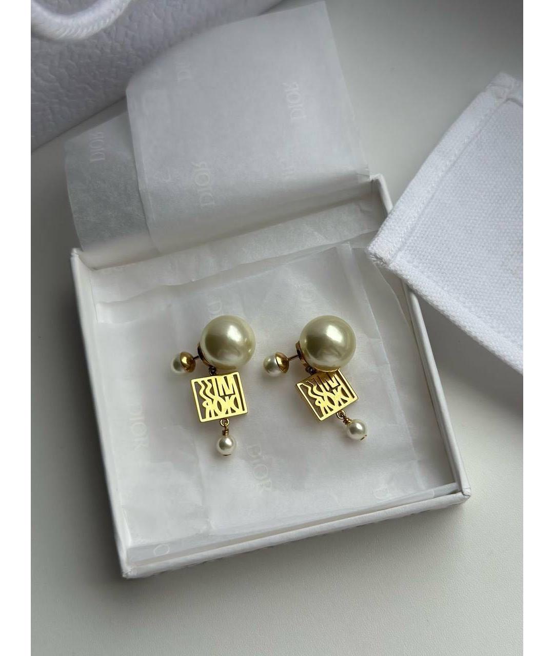 CHRISTIAN DIOR Мульти металлические серьги, фото 2