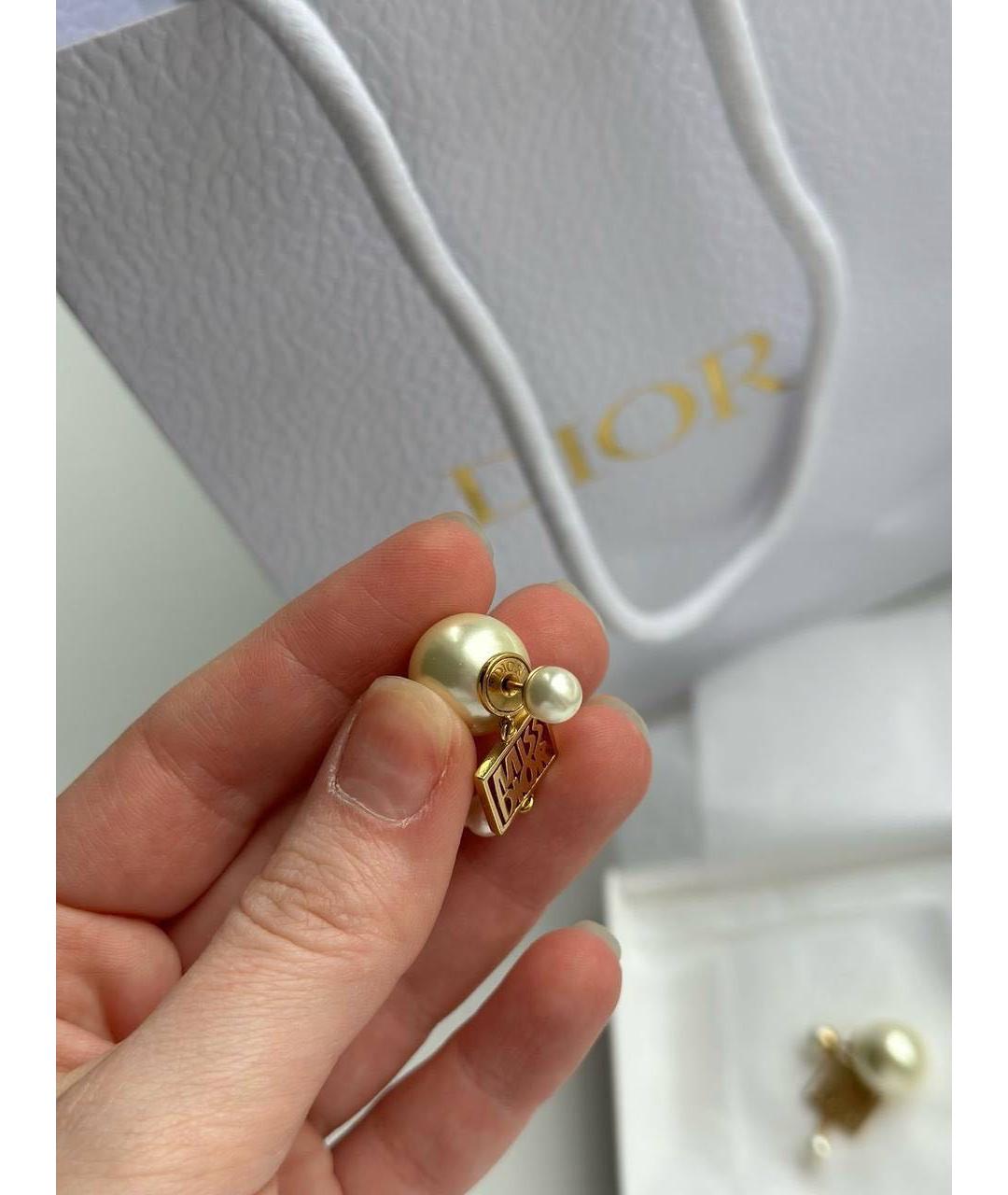 CHRISTIAN DIOR Мульти металлические серьги, фото 4