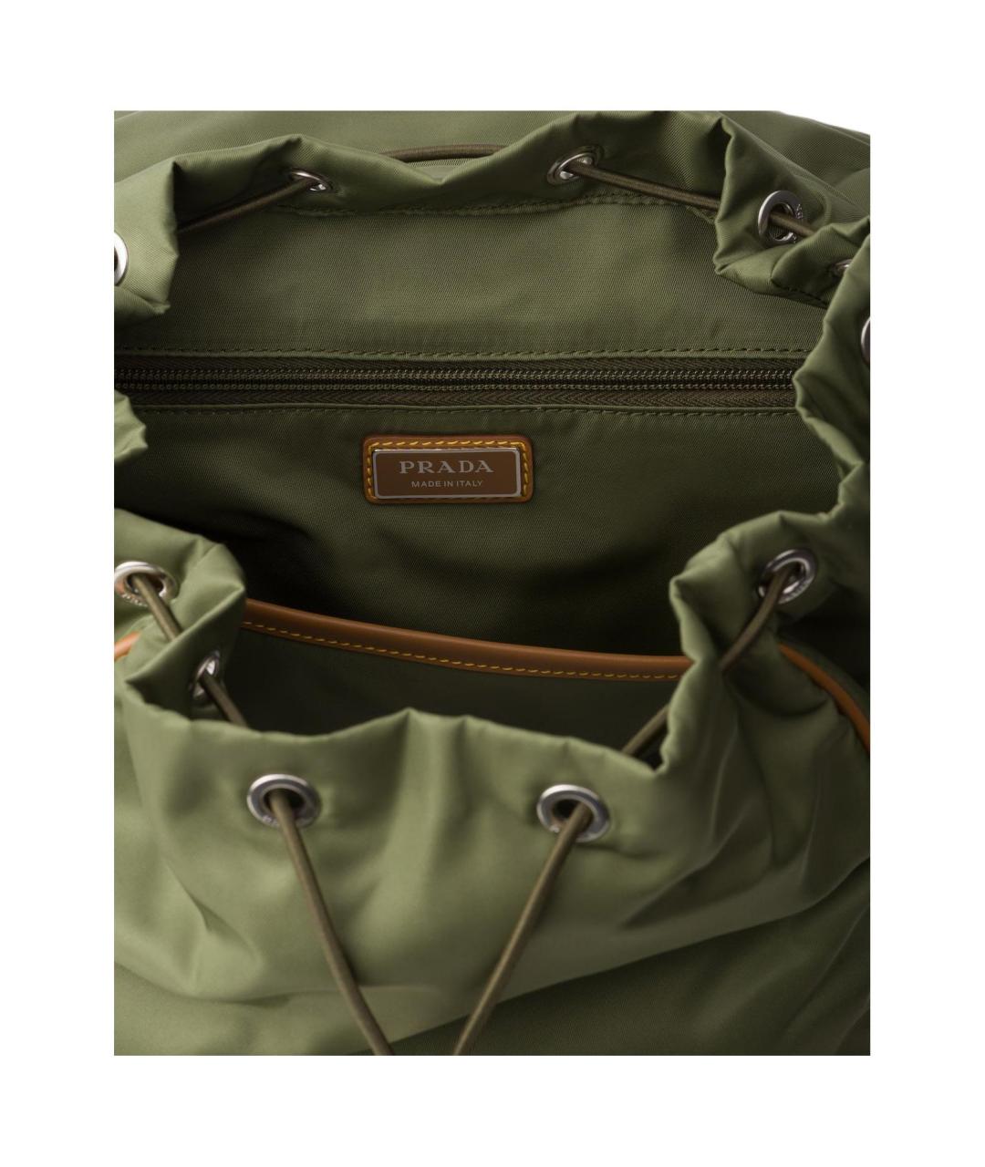 PRADA Зеленый рюкзак, фото 4