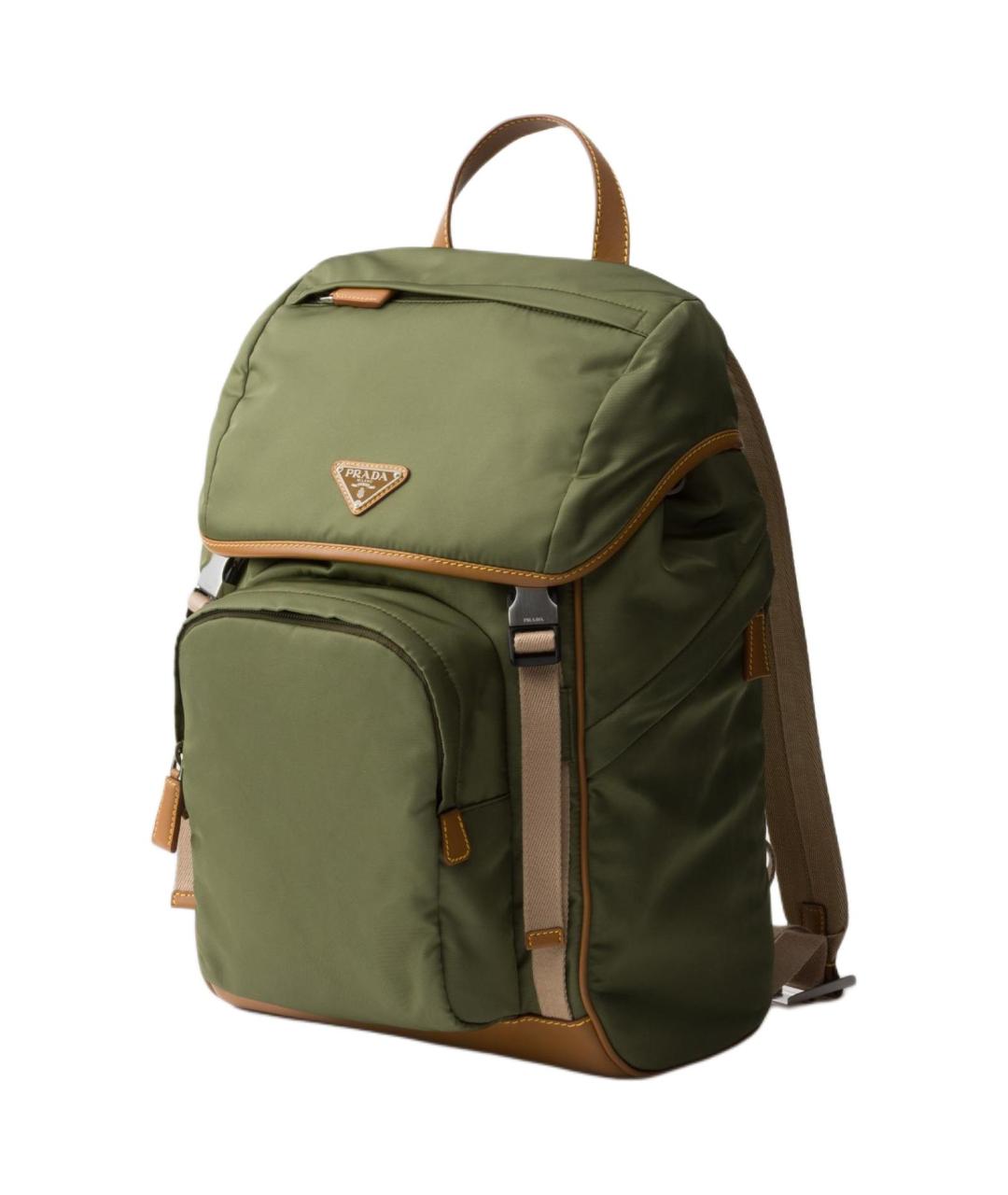 PRADA Зеленый рюкзак, фото 2