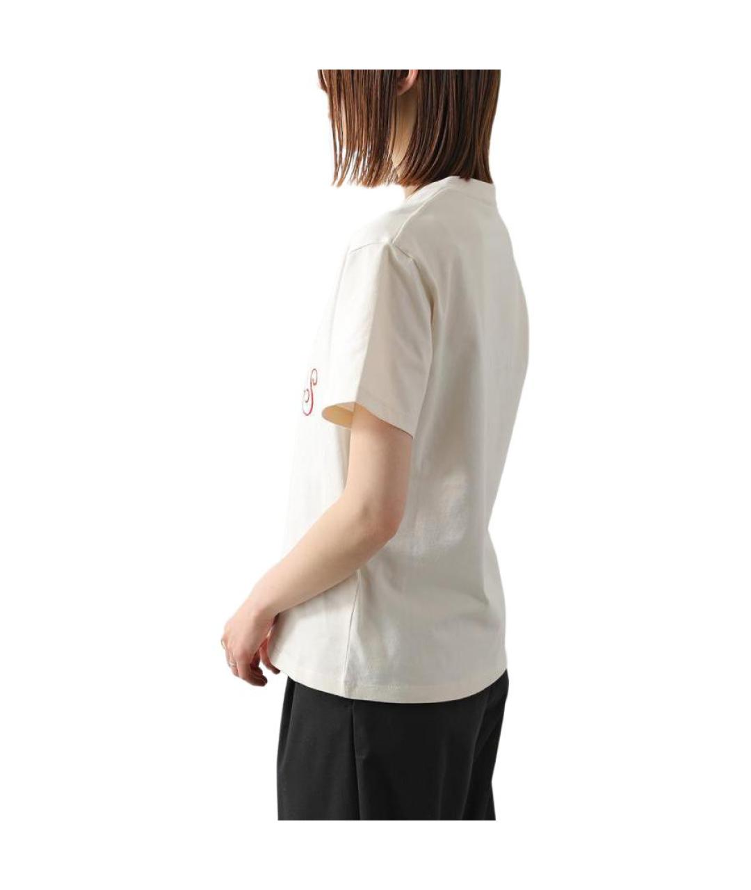 CELINE Бежевая футболка, фото 4