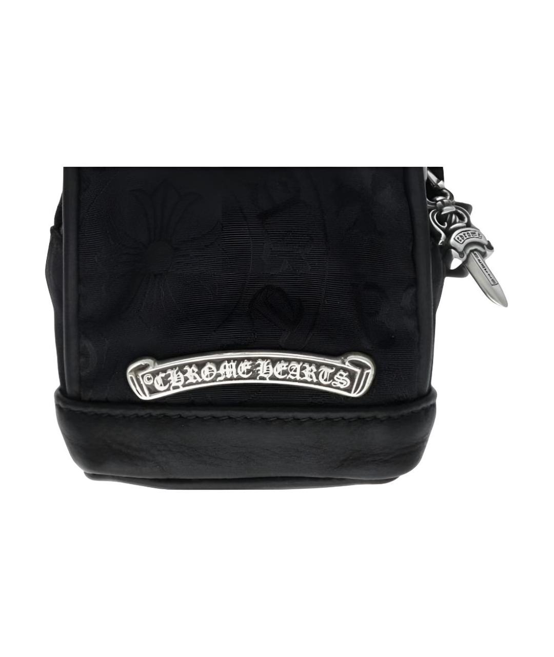 CHROME HEARTS Черный кошелек, фото 3