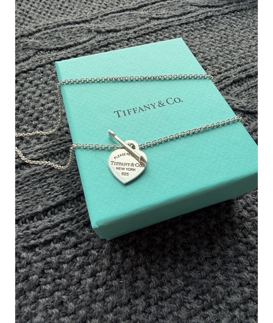 TIFFANY&CO Серебряное серебряное колье, фото 3