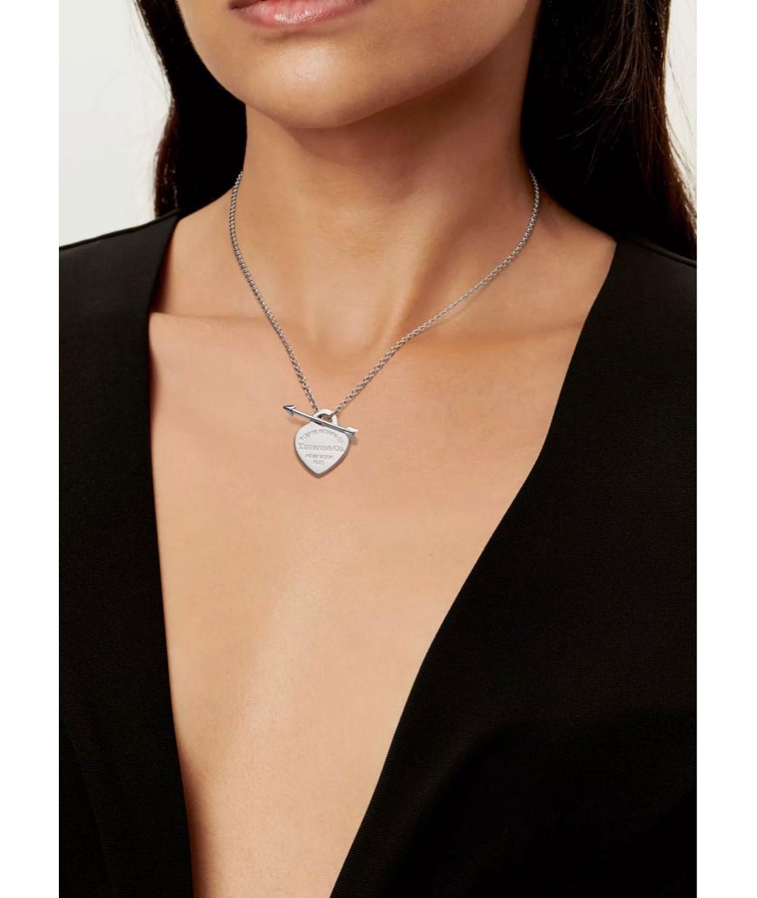TIFFANY&CO Серебряное серебряное колье, фото 8