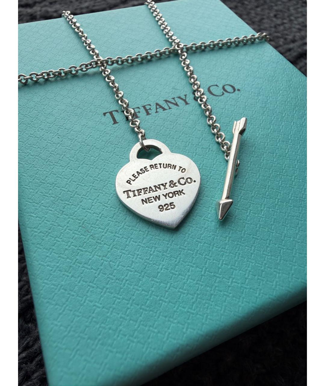 TIFFANY&CO Серебряное серебряное колье, фото 7