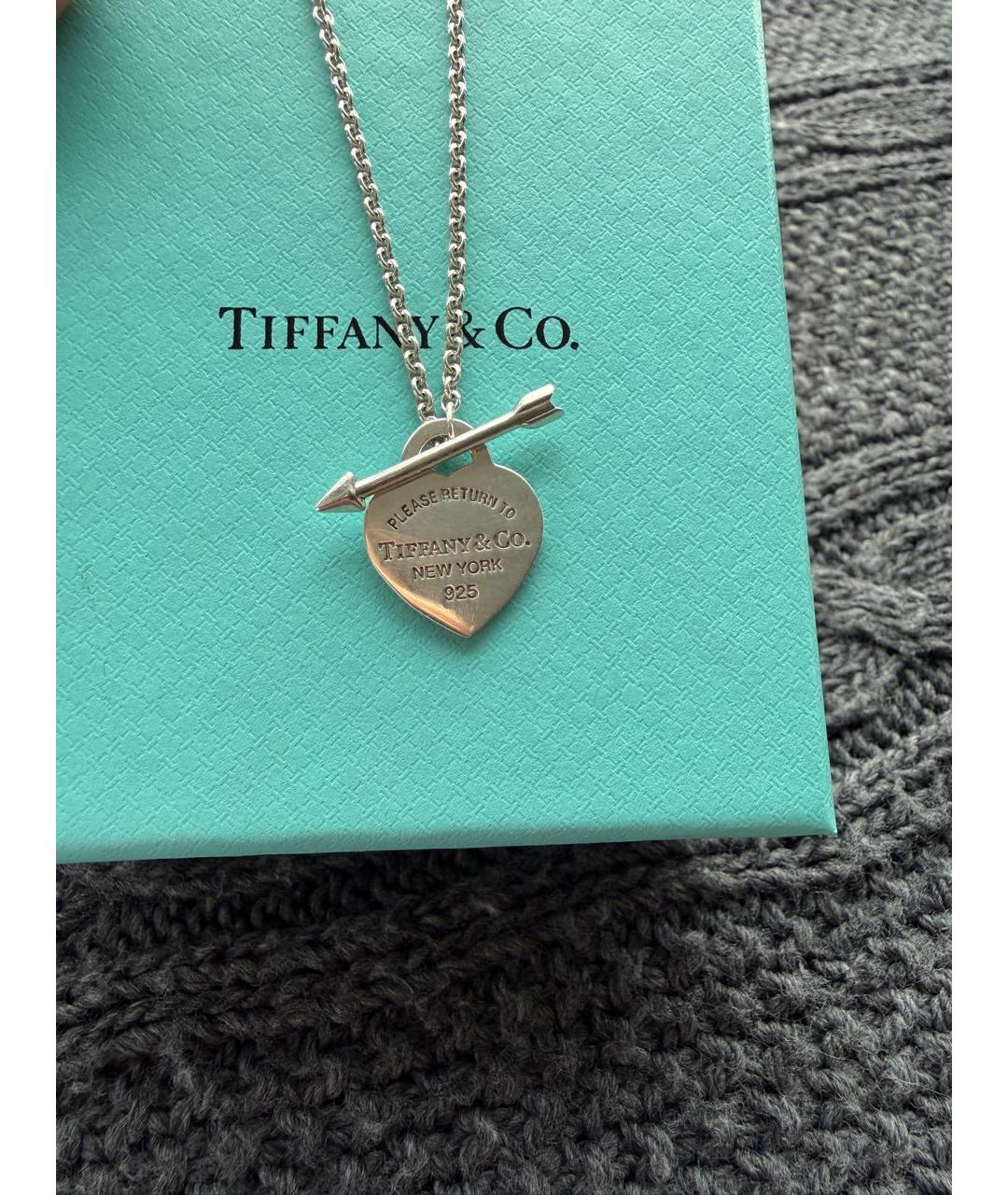 TIFFANY&CO Серебряное серебряное колье, фото 5