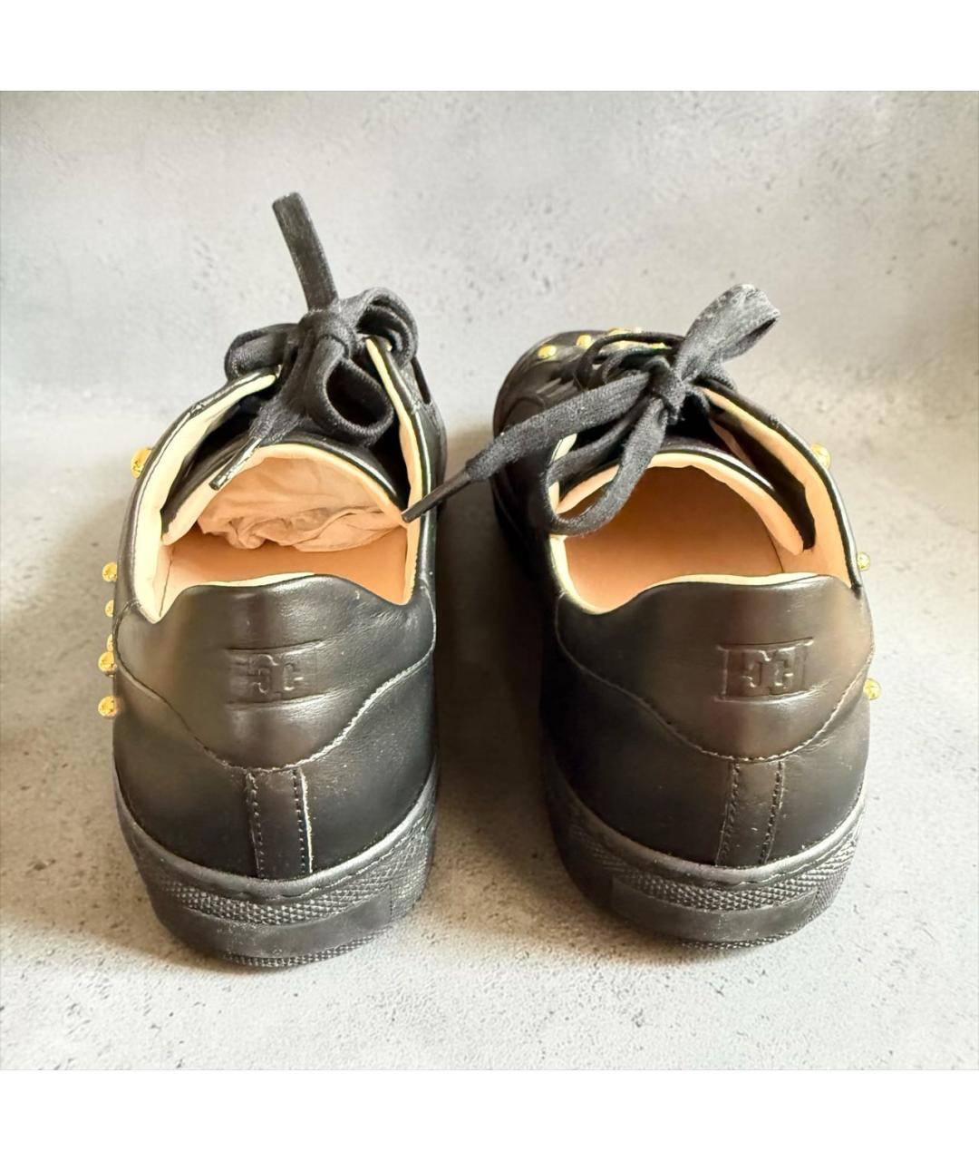 ESCADA Черные кожаные туфли, фото 6