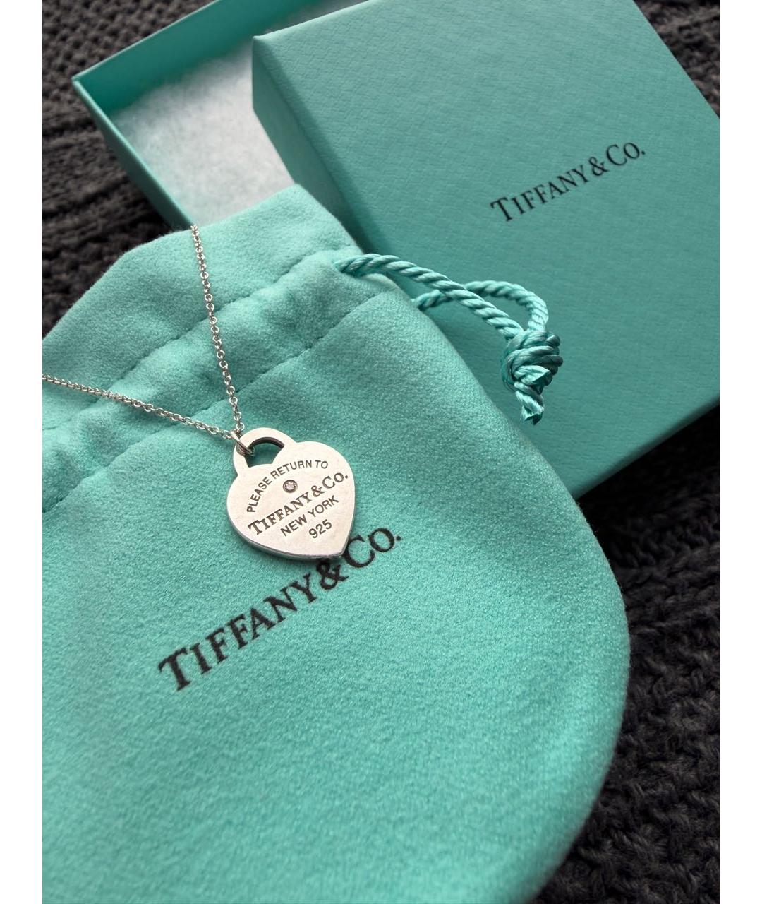 TIFFANY&CO Серебряное серебряное колье, фото 3