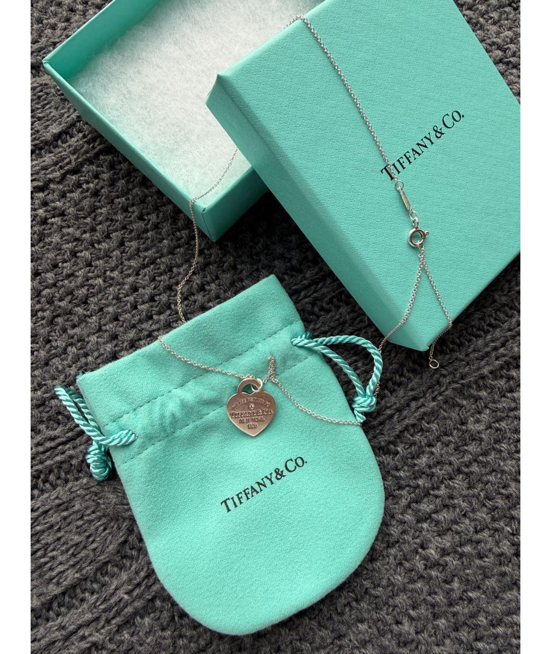 TIFFANY&CO Серебряное серебряное колье, фото 2